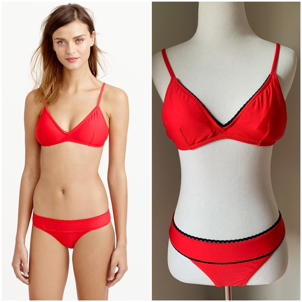 J. Crew Scalloped French Bikini